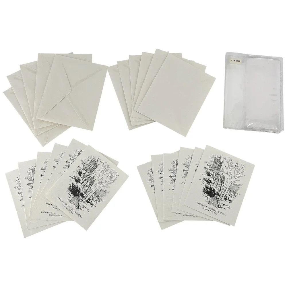 Richard Guy Washington National Cathedral Note Cards Set of 12 Sketch Art D.C.